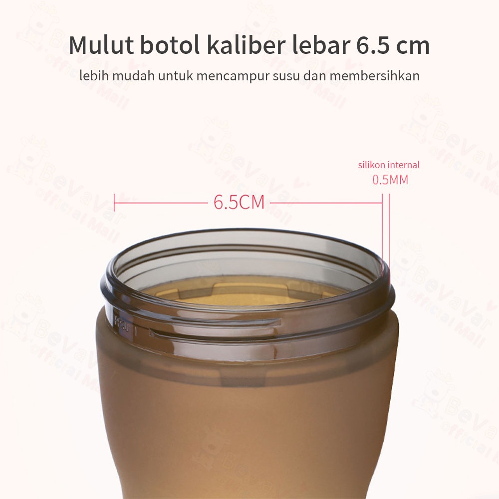 BEVAVAR Piko Bello Botol Susu Bayi Silikon Bpa Free