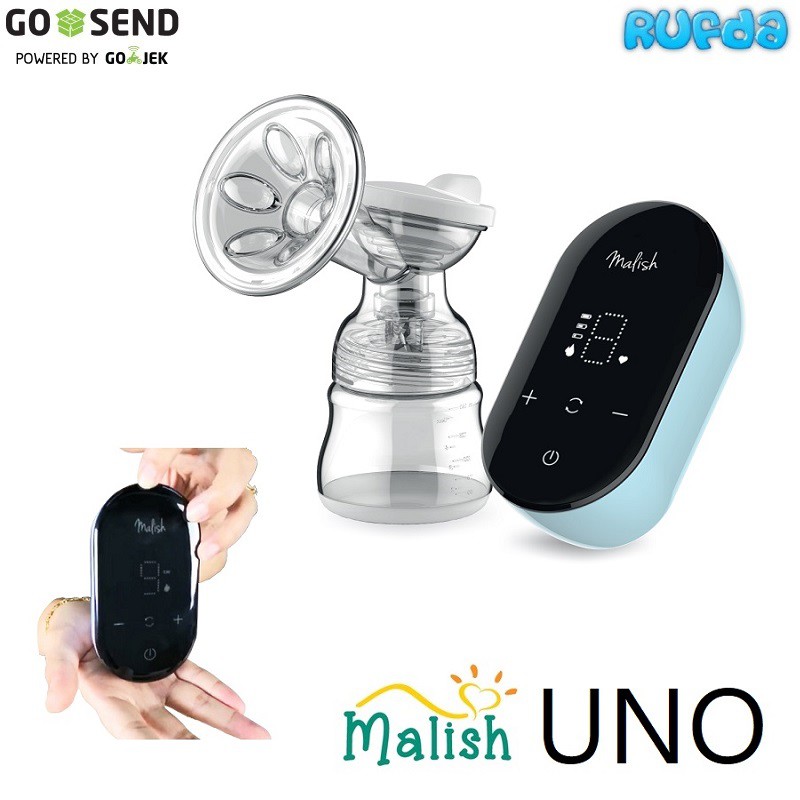 Malish Uno Portable Rechargeable Breastpump Pompa ASI