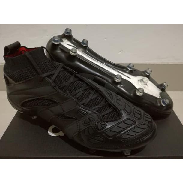 SOCCER SHOES ORIGINAL GRADE SEPATU BOLA - SOCCER ADIDAS PREDATOR ACCELERATOR BECKHAM BLACK - FG