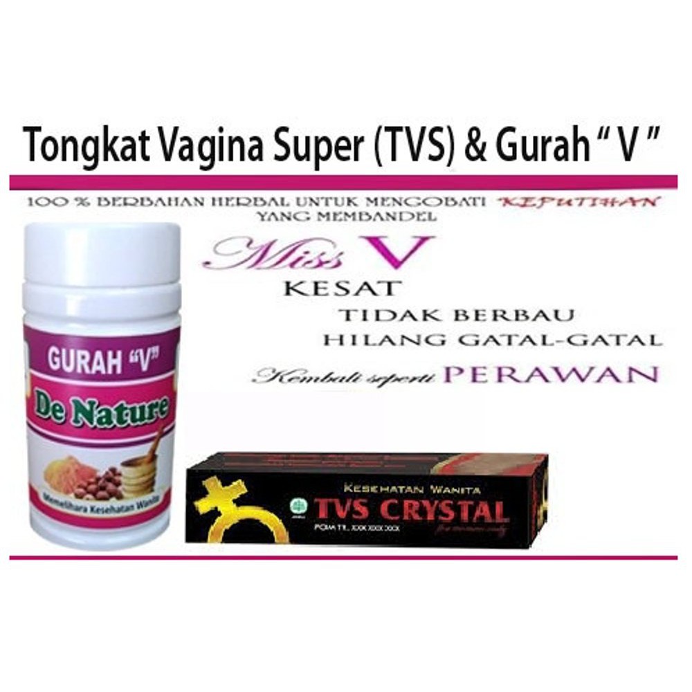 Obat Perapat Vagina TVS CRYSTAL dan GURAH V