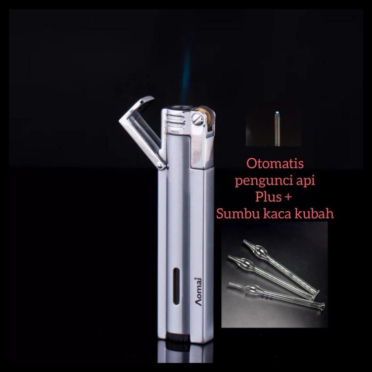 Korek Api Jet Aomai Sumbu Stainless Stell Pengunci Otomatis Sg204