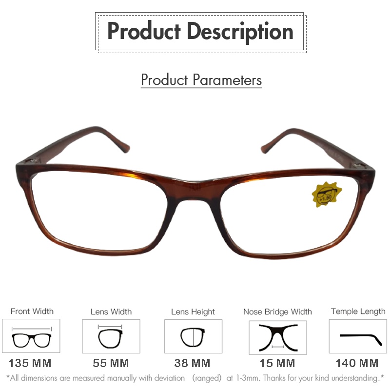 kacamata baca plus Coklat (+) kaca mata plus uk +1.00 s/d +3.00 untuk pria wanita UNISEX kacamata lensa plus kacamata rabun dekat reading glasses kaca mata baca fashion terbaru