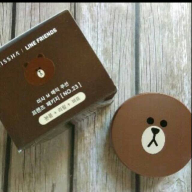 MISSHA LINE FRIENDS M MAGIC CUSHION BROWN SHADE 23