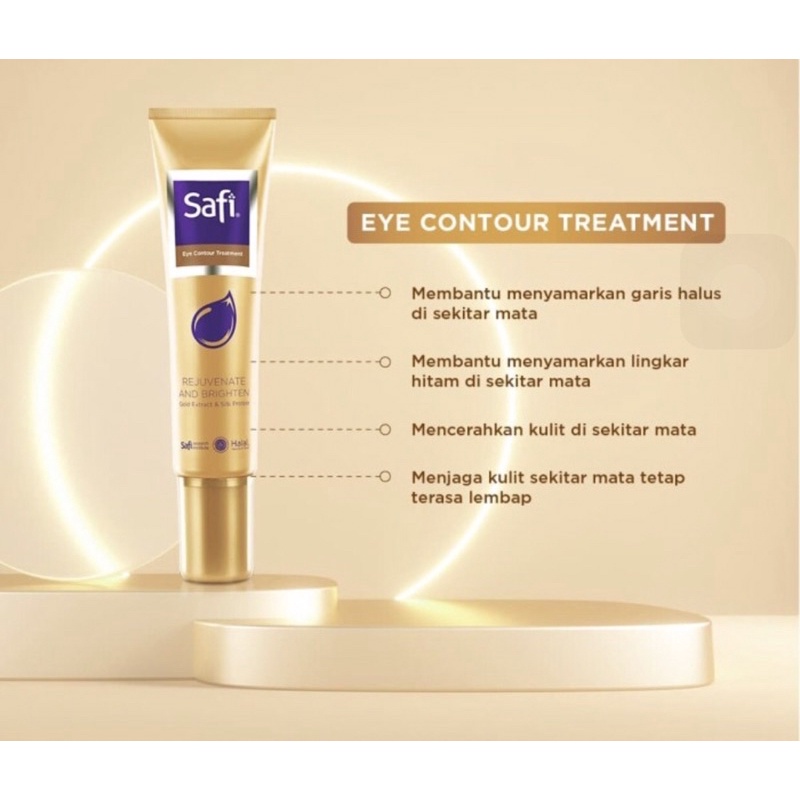 Safi age defy eye contour treatment 15 ml ( krim mata )