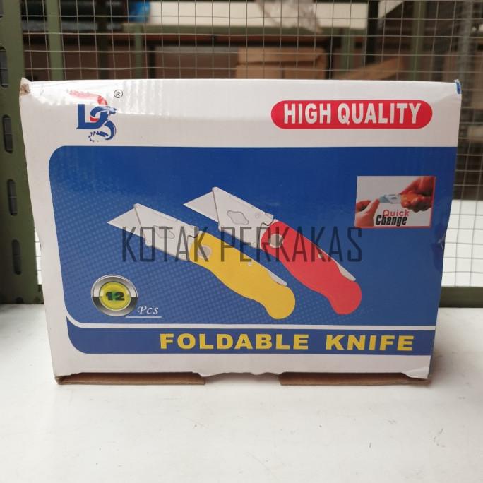 

Pisau Cutter Lipat / Folding Knife / Pisau Lipat Akrilik Per12 Pcs
