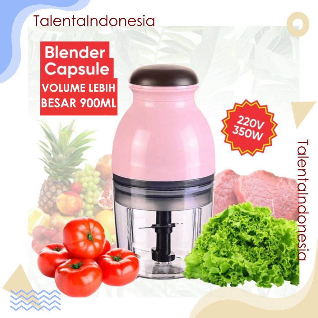 Blender Juicer Portable Elektrik Serbaguna Food Prosesor Penggiling Daging Praktis