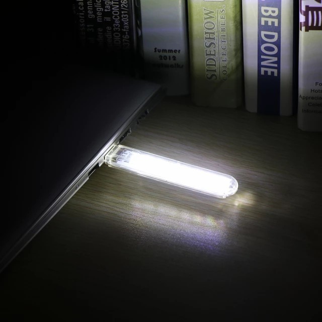 senter Lampu USB Mini 8 LED Stick Emergency Lamp Portable WARM WHITE