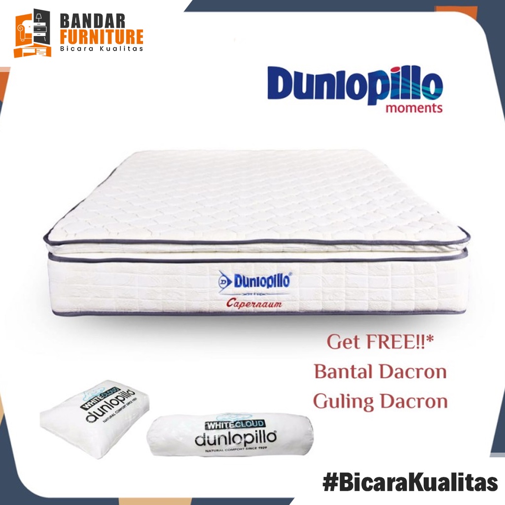 Dunlopillo KASUR Spring Bed Capernaum / kasur springbed dunlopillo rebounded latex
