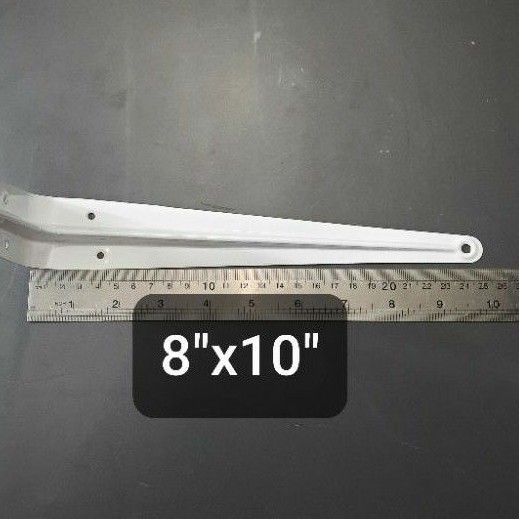 Siku rak L 8&quot;x 10&quot; Putih / Shelf Bracket White Harga Per Pcs (A155)