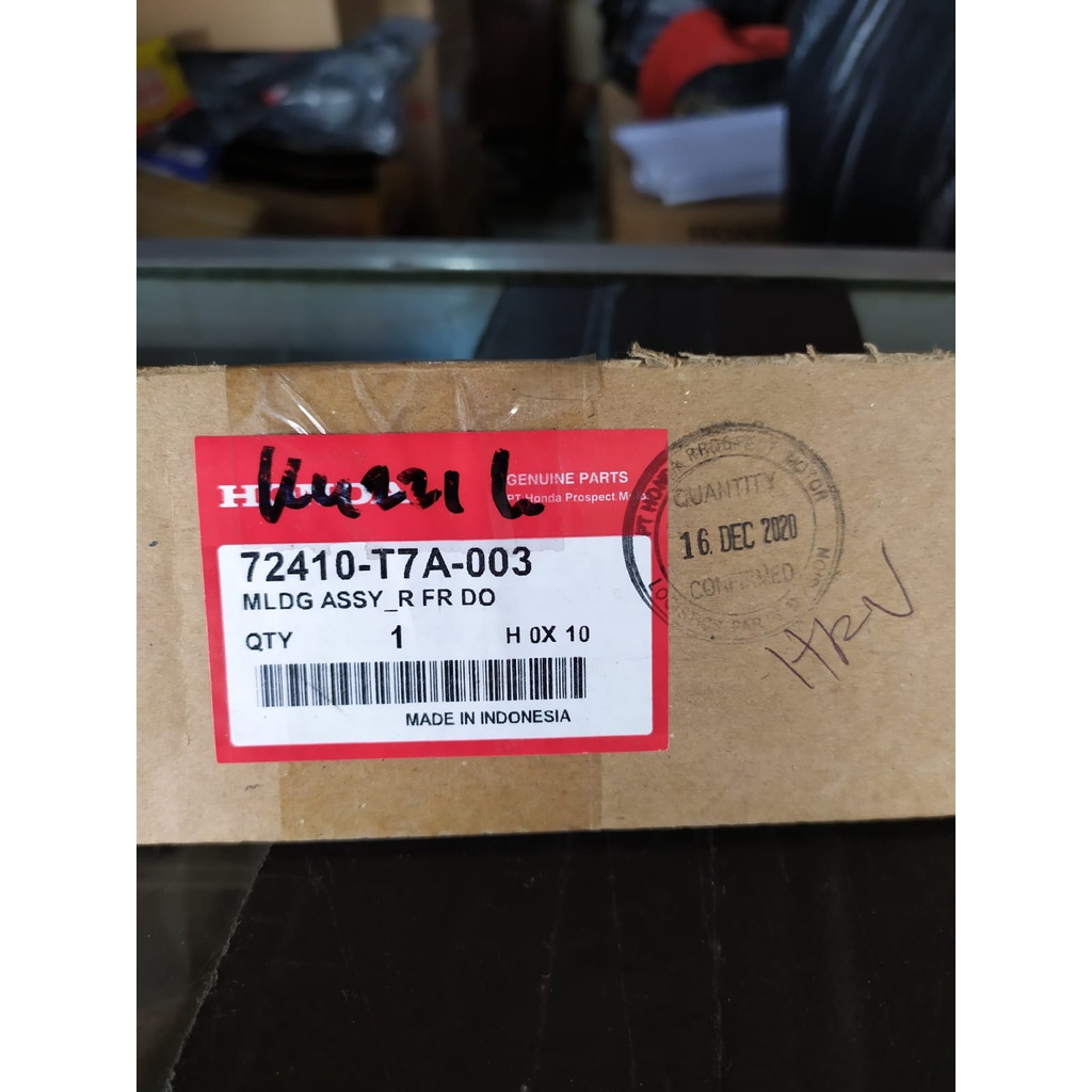 List Kaca Weather Strip Pelipit Jendela Luar Honda HRV o