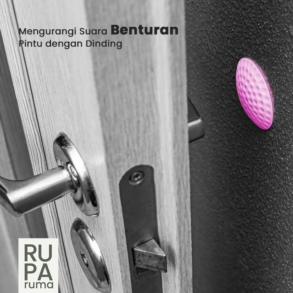 Penahan Pintu Rumah Karet Pelindung Gagang dari Benturan