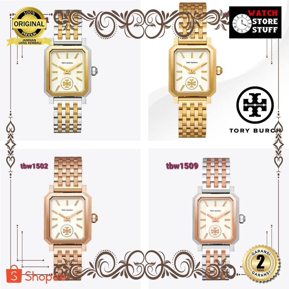 [ GARANSI - ORIGINAL ] JAM TANGAN PRIA WANITA | RANTAI | KULIT | KARET | MURAH | WANITA TORY BURCH S