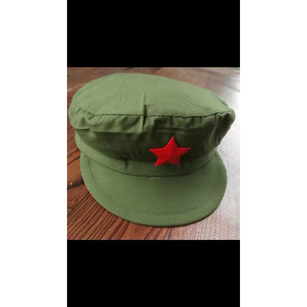 Topi Mao Bintang Merah