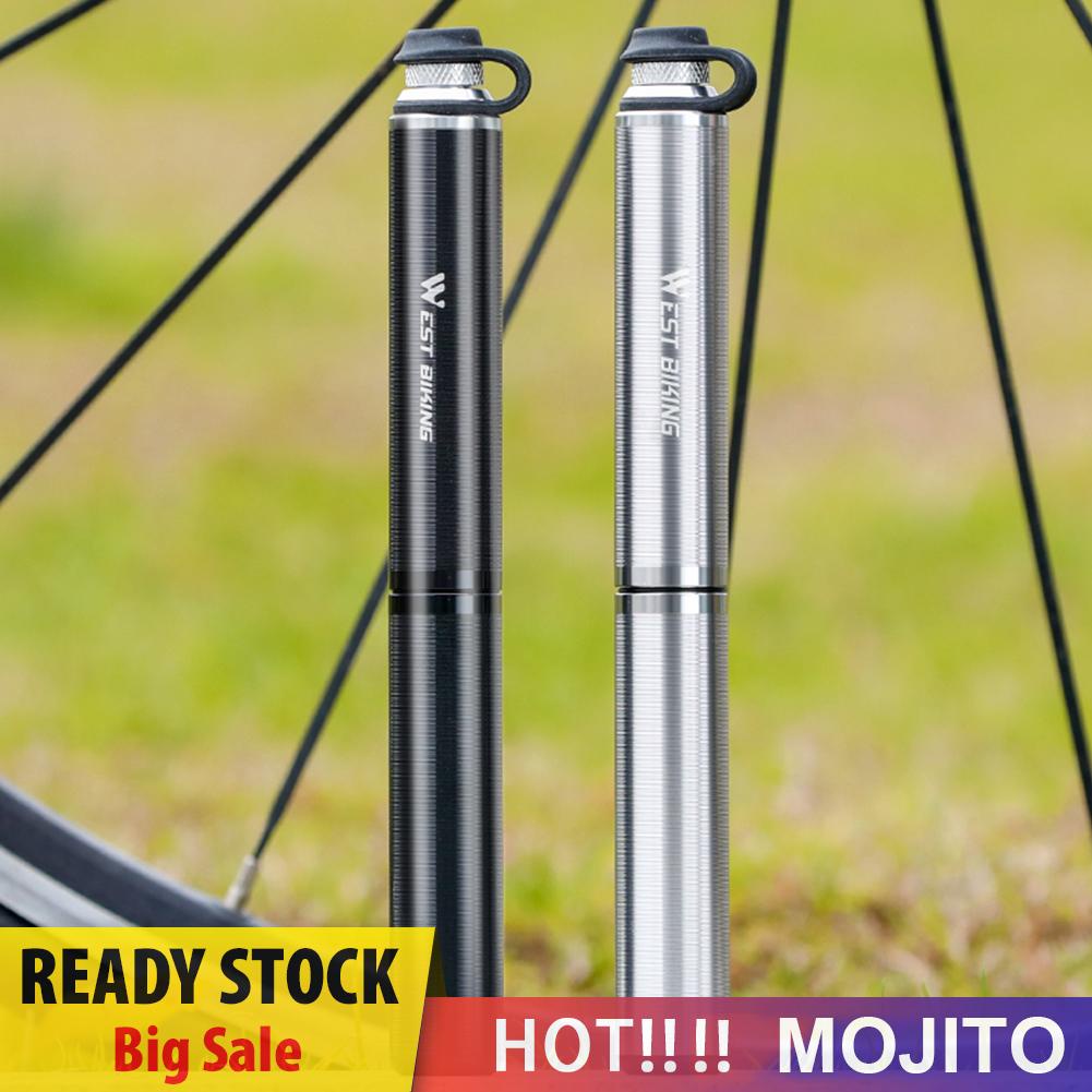West Biking Pompa Angin Mini 160psi Untuk Ban Sepeda Balap / Mtb / Basket