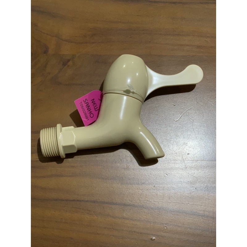 kran plastik pvc new sanho / keran air engkol / plastik tap