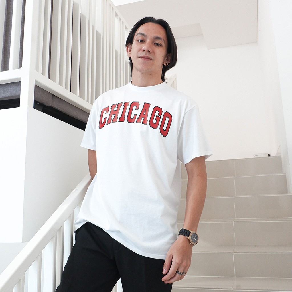 Kaos Distro Chicago New States Apparel Premium Cotton 24s