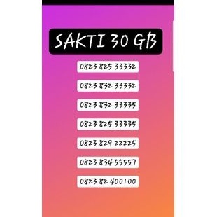 BAHAN SAKTI 30GB NOMOR CANTIK