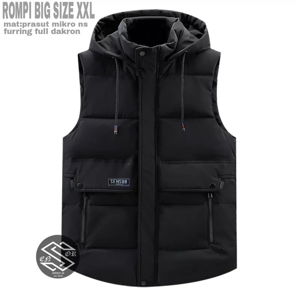 JAKET SWEATER ROMPI PRIA JUMBO XXL BEST SELLER
