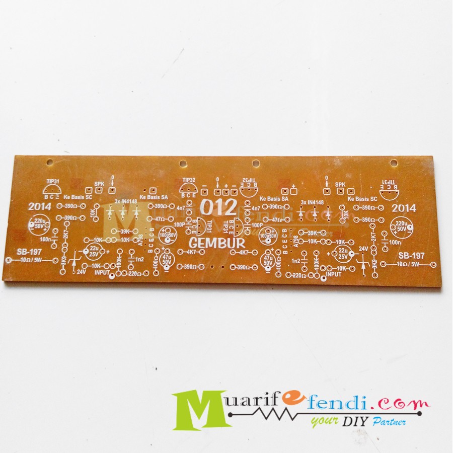 PCB Power Amplifier Stereo 400 Watt 400watt LAMA Terlaris SUB LOW 012