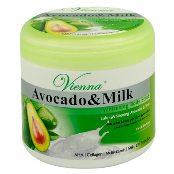 VIENNA BODY SCRUB AVOCADO & MILK 250gr