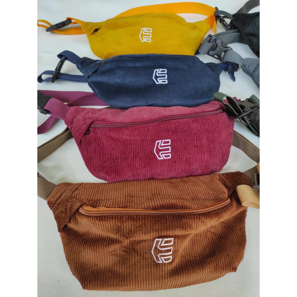 WaistBag Corduroy - Waist Bag Koduroy Tas Sepeda Tas Pinggang Untuk Sepedahan Escortbags