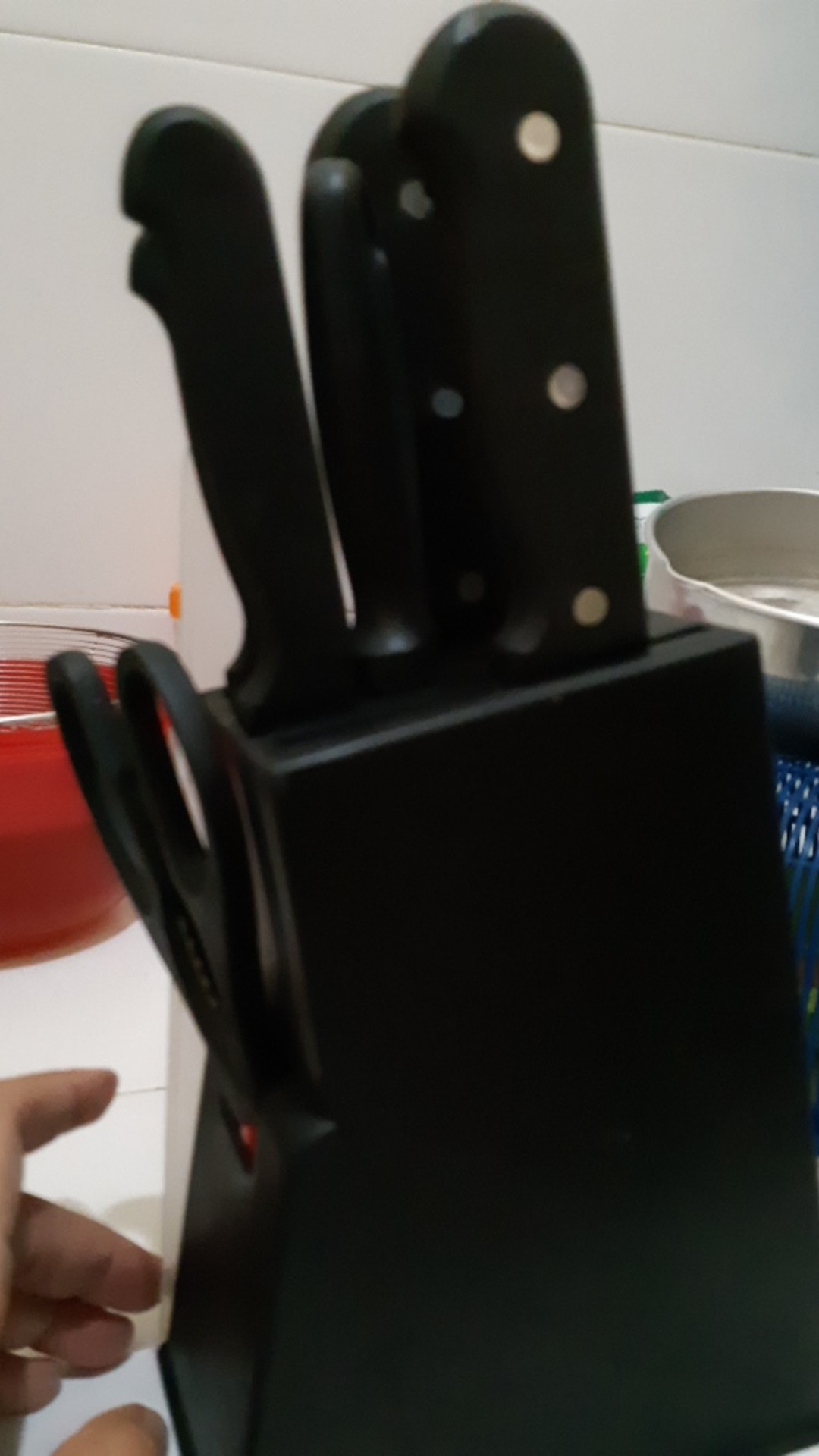 Pisau Set Warna/kitchen Knife Set/pisau Stainless Dapur