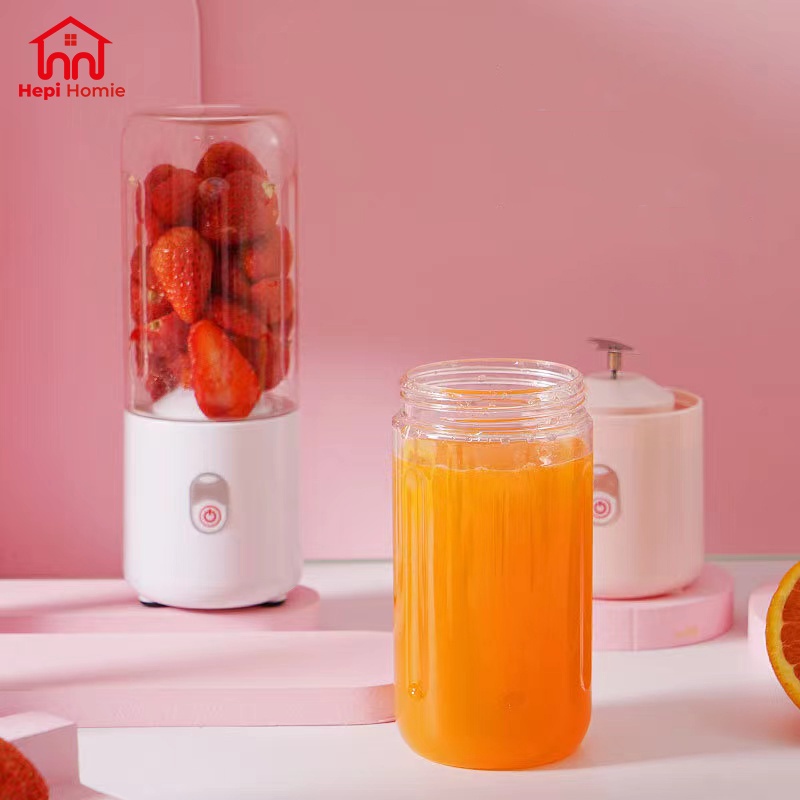 [HH] BLENDER PORTABLE MINI JUICER 400ML / BLENDER JUS BUAH USB ELECTRIC JUICE 6 MATA PISAU 400 ML