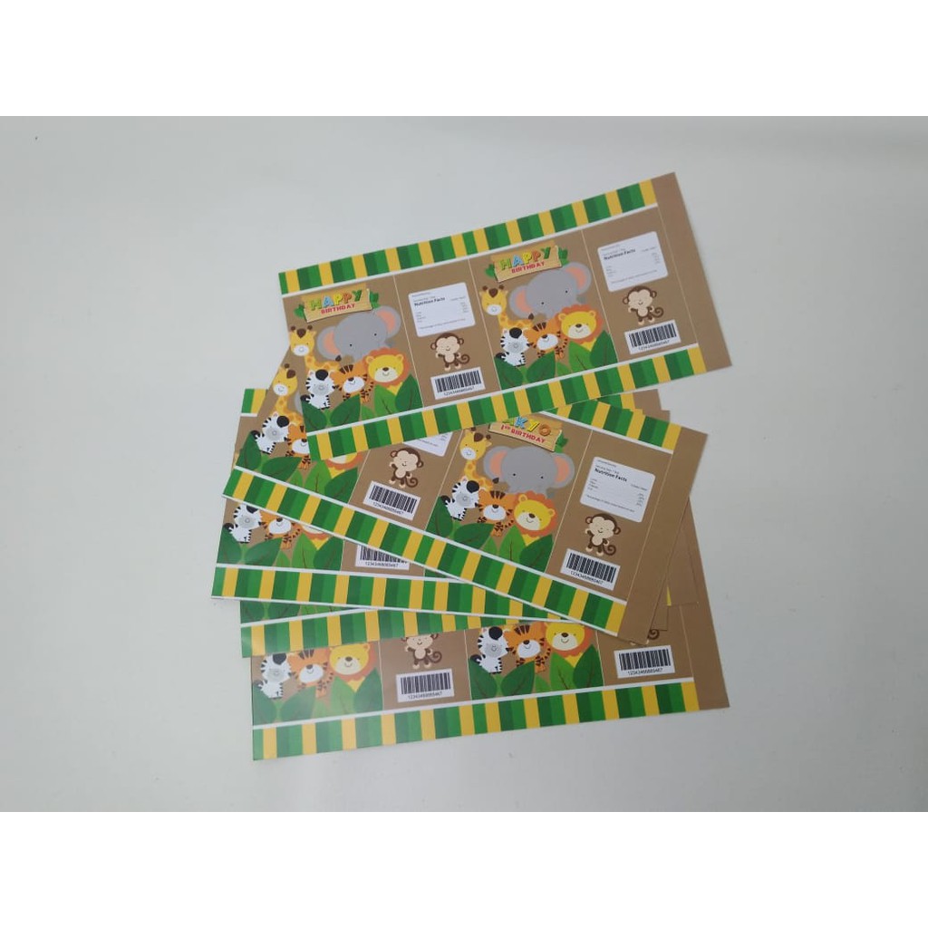 

Label Susu Ultra 125ml Animal Jungle