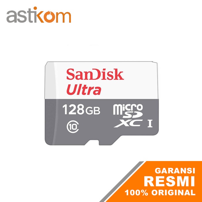 Micro SD SanDisk Ultra microSDXC 128GB C10 UHS-I Card 100MB/s