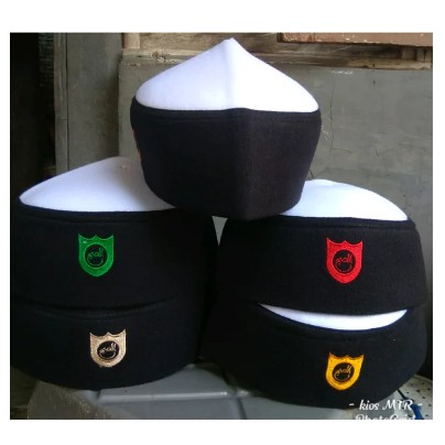 Peci Uje logo murah Kopiah haji uje logo songkok