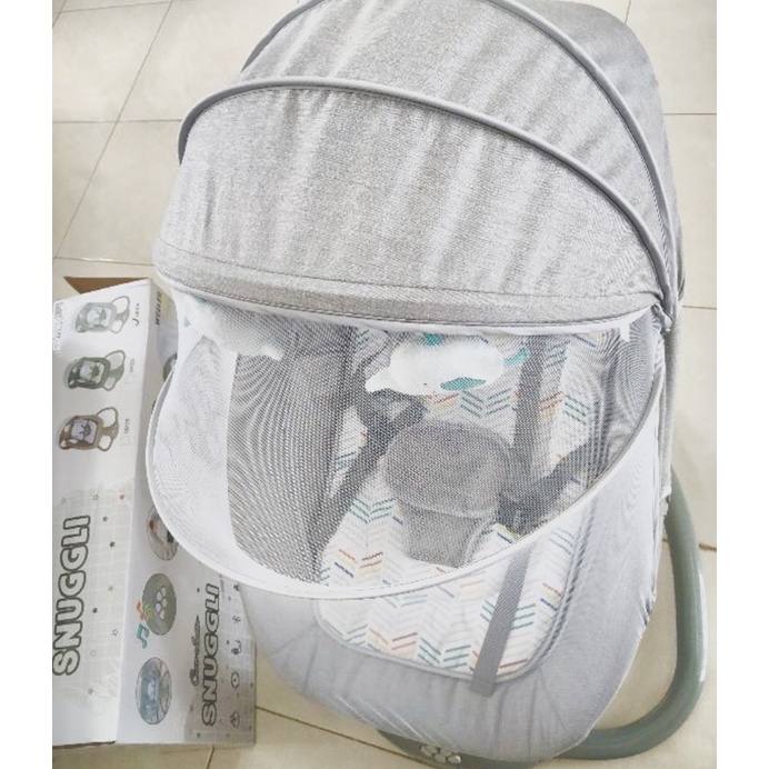 Bouncher SNUGGLI Second Preloved Ayunan bayi SNUGGLI COCOLATTE