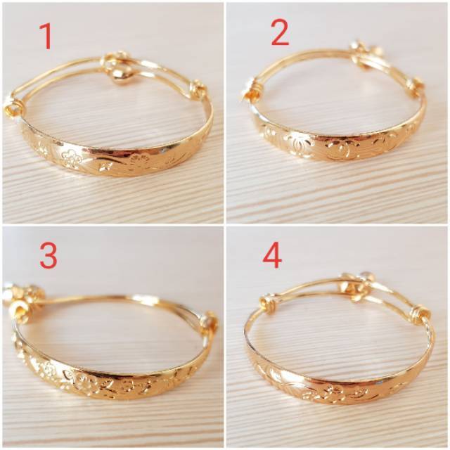 Gelang Bangle Anak Xuping Lapis emas Import