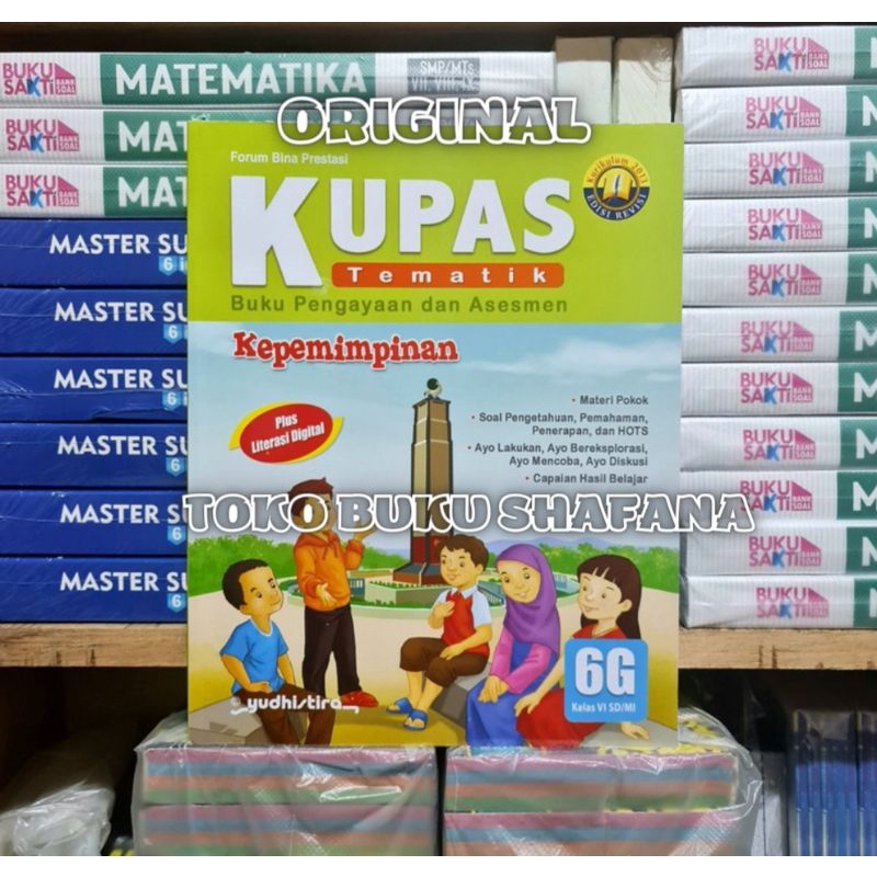 Paket Buku Kupas Tematik 6F 6G 6H 6I Kelas 6 SD Yudhistira K13 Edisi Revisi ( Harga 4 Buku )