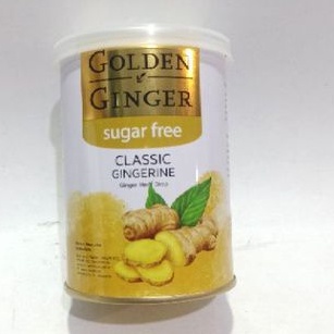 

Golden Ginger Classic Sugar Free Permen Jahe Kaleng 100g