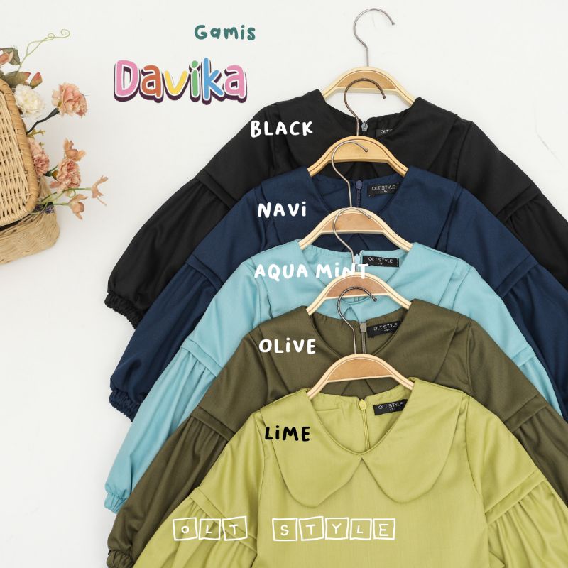 Ollet Gamis Davika /gamis anak toyobo/ gamis anak muslimah polos