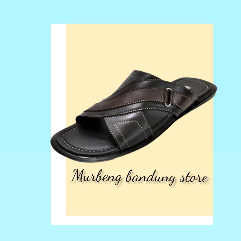 sandal kulit pria big size termurah