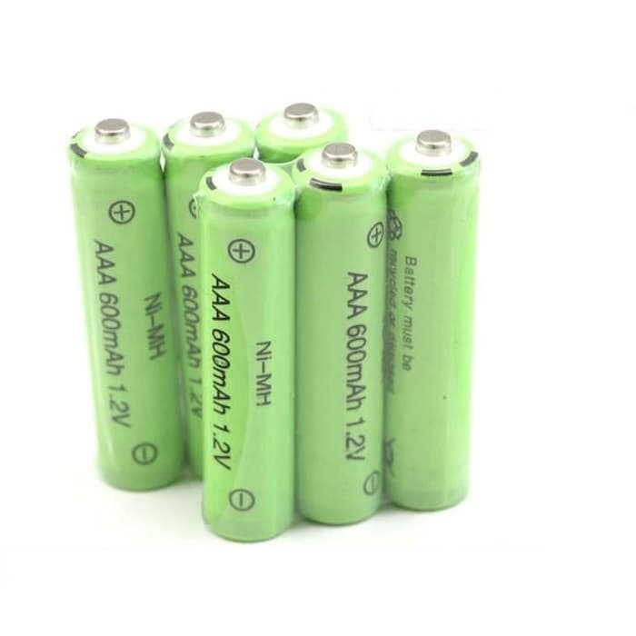 Baterai Battery Batre Charger Cas AA A2 Rechargeable 700mah Nicd AAA A3 600mah NiMh