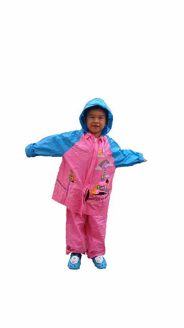 Jas Hujan Anak Junior Indoplast - Jas hujan jaket celana karakter