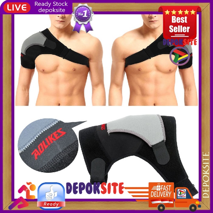 1697 AOLIKES Pelindung Penyangga Cidera Bahu Pundak Adjustable Shoulder Fitness GymPosture Corrector