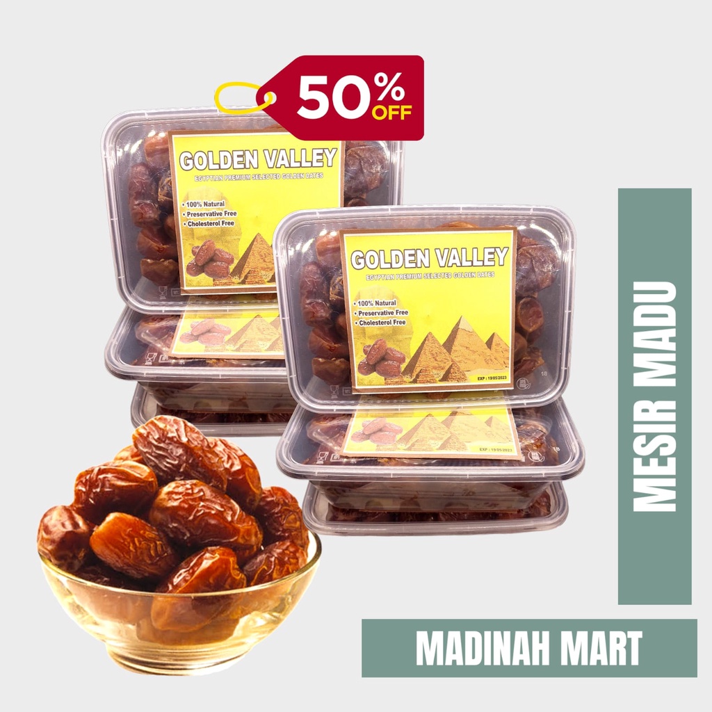 

kurma mesir madu/golden valley 500gr [box mika]