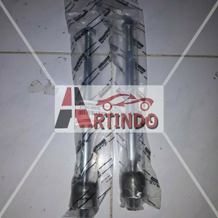 rack end kijang 5k long tie rod kijang 5k