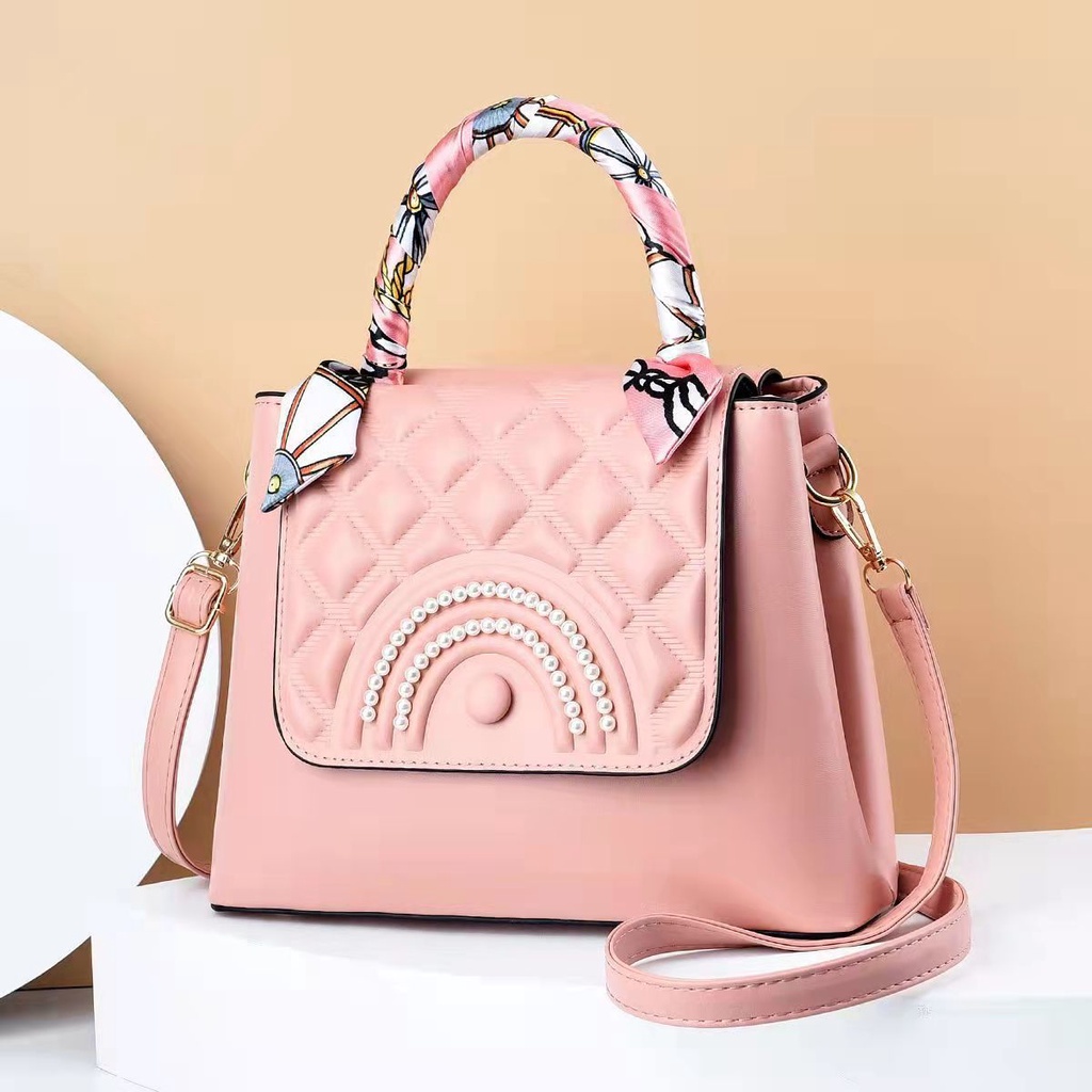 LBAGS - COD, Tas Wanita, Shoulder Bag, PU Leather, 26 Cm x 10.5 Cm x 22 Cm - 750 Gram (452)