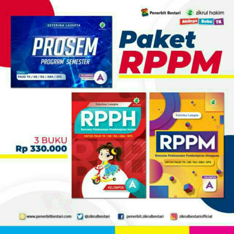 Buku Panduan Guru Rpph Rppm dan Posrsem Pegangan Guru TK / Paud