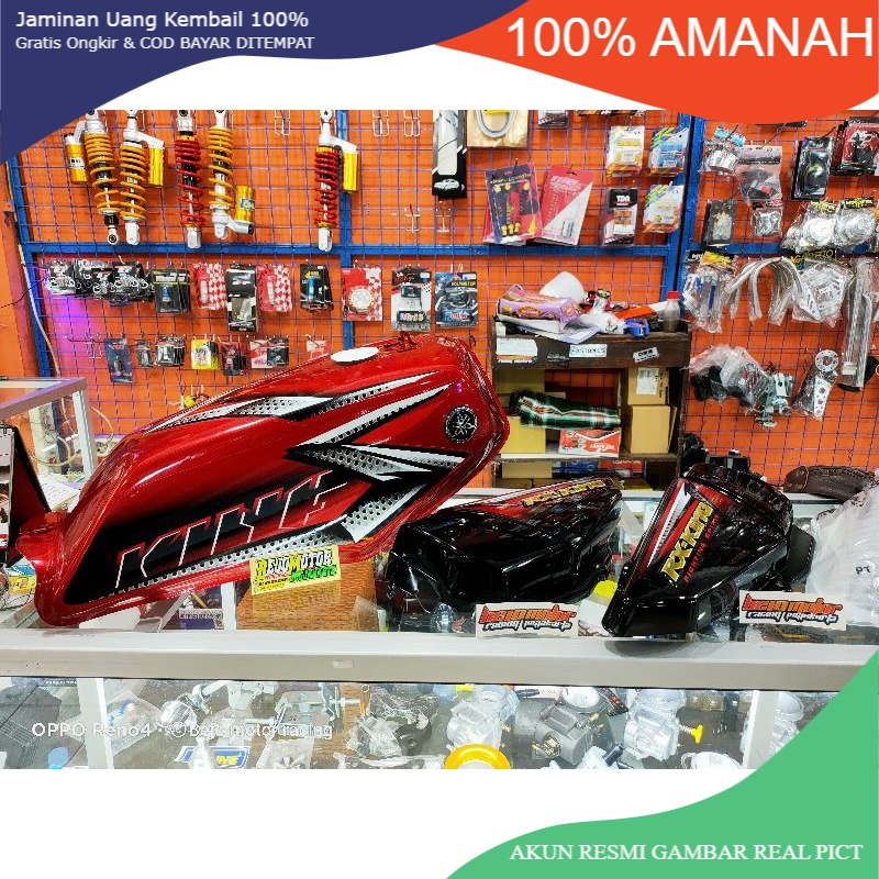 BODY SET RX KING ORIGINAL MERAH MARON 2008