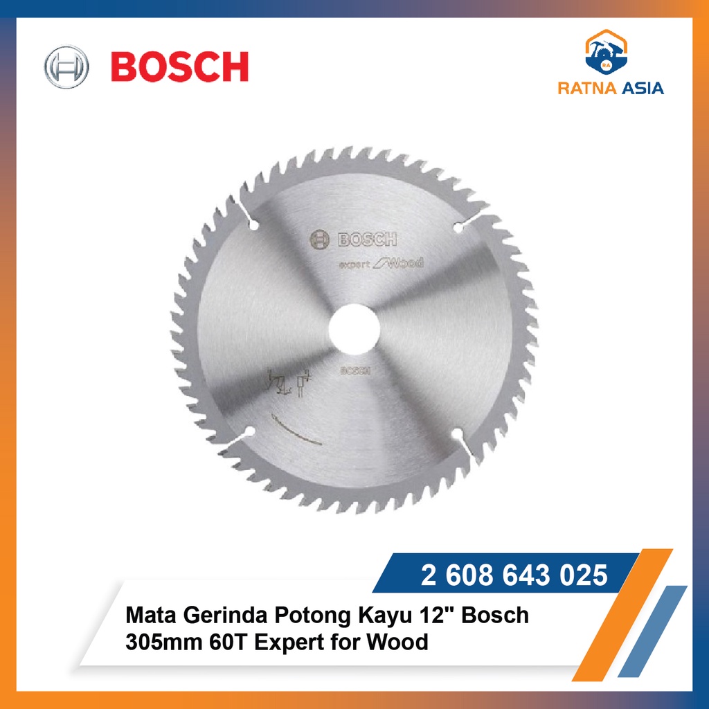 Mata Gerinda Potong Kayu Bosch 305mm 60T Expert for Wood