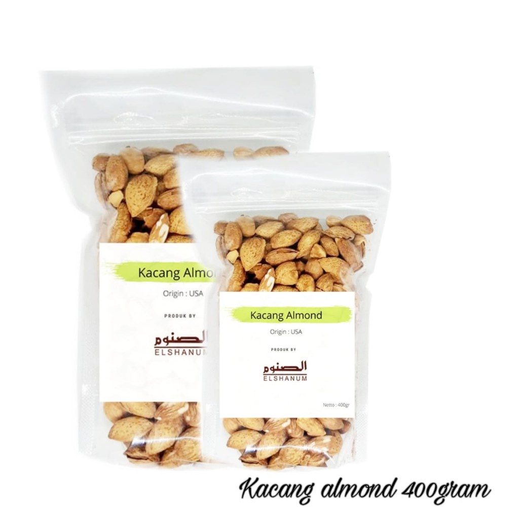 

KACANG ALMOND ELSHANUM 500GR POUCH / KACANG ALMOND / KACANG / KACANG ALMOND PANGGANG