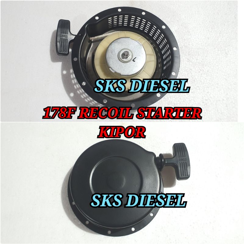 Recoil Starter 178F 178 Kap Engkol Mesin Diesel Kipor Kama Yanmar Daito Firman