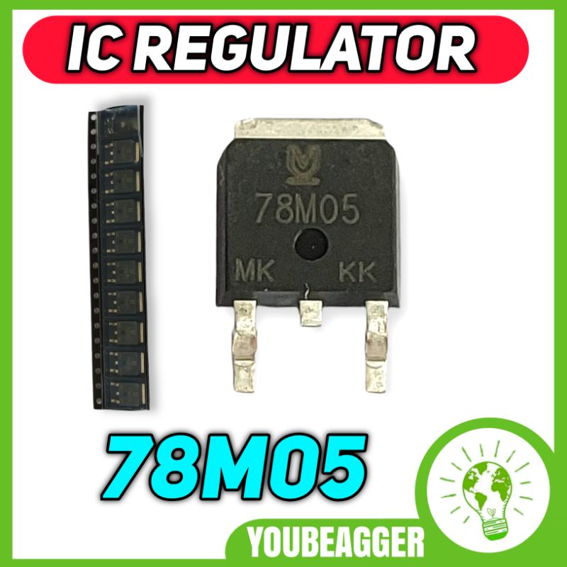 Ic regulator 78M05 7805 SMD