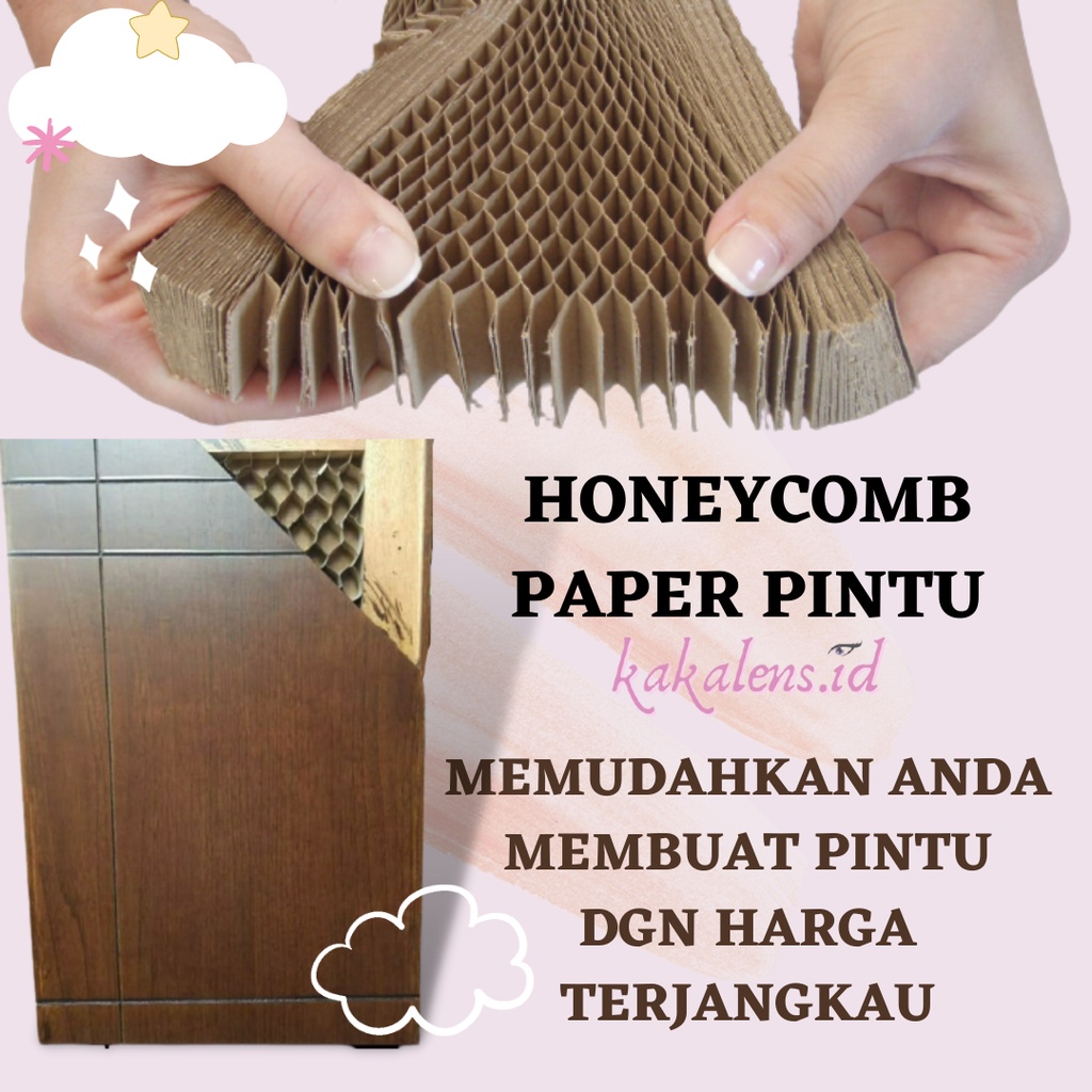 Honeycomb Paper Coat Honey Comb Core Door Pintu Kusen Honey Comb Pintu