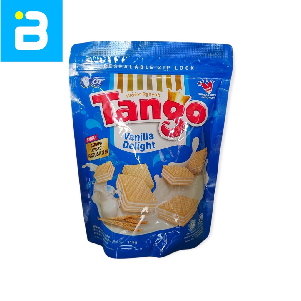 

Tango Wafer Vanilla Delight Zip Lock 100G